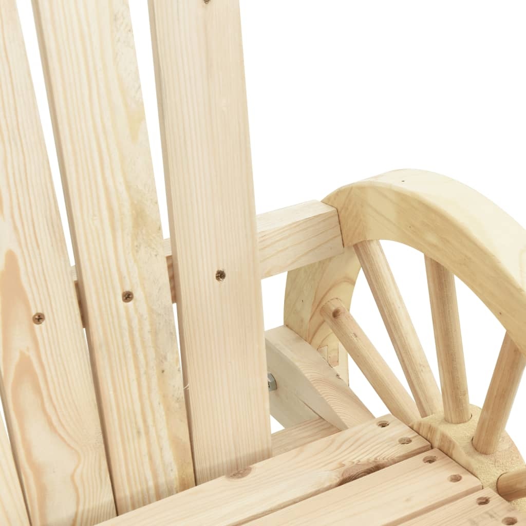 Adirondack Schommelstoel massief vurenhout - 35% Korting