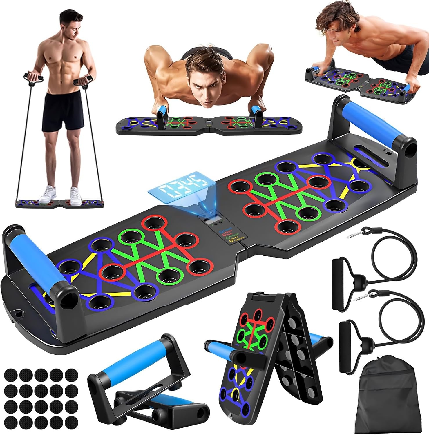 Multifunctioneel Push-upbord 26-in-1 - Thuis Krachttraining | 45% Korting