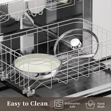Koekenpan 20 cm RVS Keramisch Anti-aanbak, Inclusief Deksel - 60% Korting