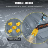 Walnootzand Zandstraalmachine voor Auto Motor (35% Korting)