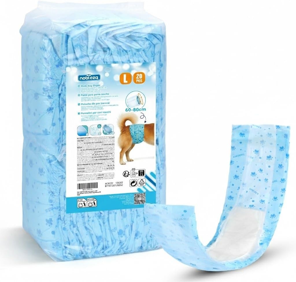 Hondenluiers voor Reuen Maat L (44-66 cm) - 20 stuks - 56% korting