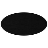 Ovaal Tafelblad Eikenhout Donkerbruin 100x50cm - 73% Korting