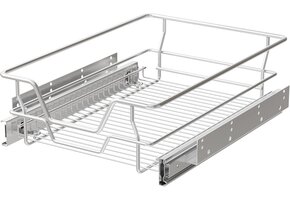 Uittrekbare Keukenkastlade - Verchroomd Staal - 40 cm Breed - 58% Korting