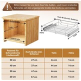 Uittrekbare Keukenkastlade 40cm Breed - Verchroomd Staal - 49% Korting