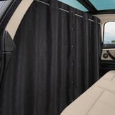 Auto Scheidingsgordijn Zwart 180x126 cm - 34% Korting!
