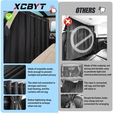 Auto Scheidingsgordijn Zwart 180x126 cm - 34% Korting!