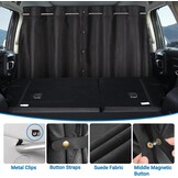 Auto Scheidingsgordijn Zwart 180x126 cm - 34% Korting!