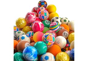 250 Stuiterballen Assortiment - 27 mm - 39% Korting!