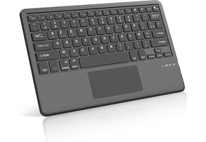 Toetsenbordhoes met Touchpad voor Lenovo Tab P12 12,7" (2023) - AZERTY - Zwart