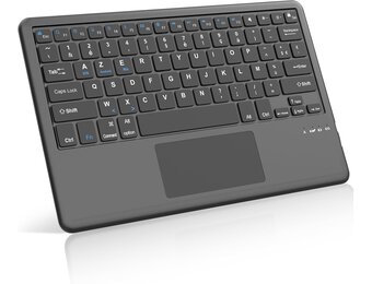 AZERTY Toetsenbordhoes met Touchpad voor Lenovo Tab P12 - Zwart - 33% Korting