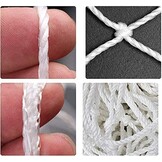 Voetbaldoelnet 7.3x2.4m - Polyethyleen - 45% Korting