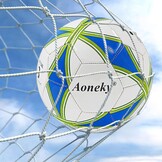 Voetbaldoelnet 7.3x2.4m - Polyethyleen - 45% Korting