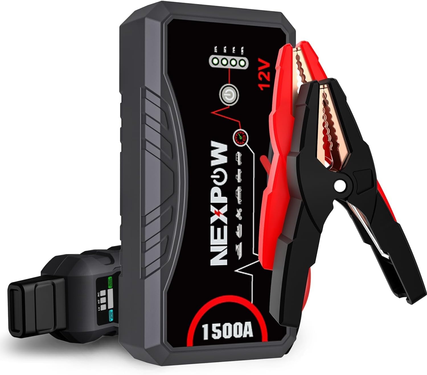 NEXPOW Q10S Jumpstarter & Powerbank 1500A: Start Benzine/Diesel (28% Korting)