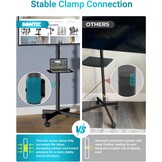 Verrijdbare TV Standaard Zwart - 23-60 Inch - 29% Korting