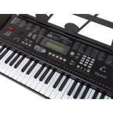 Keyboard piano 70x23x7cm zwart inclusief microfoon
