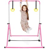 Roze Turnstang voor Kinderen met Gymringen - 33% Korting!