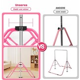Roze Turnstang voor Kinderen met Gymringen - 33% Korting!