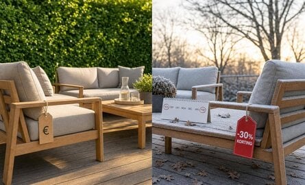 Wanneer koop je tuinmeubelen het voordeligst? Seizoens- en retourgids