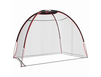 vidaXL Golf Trainingshulpmiddelen Zwart 314 x 150 x 206 cm Polyester