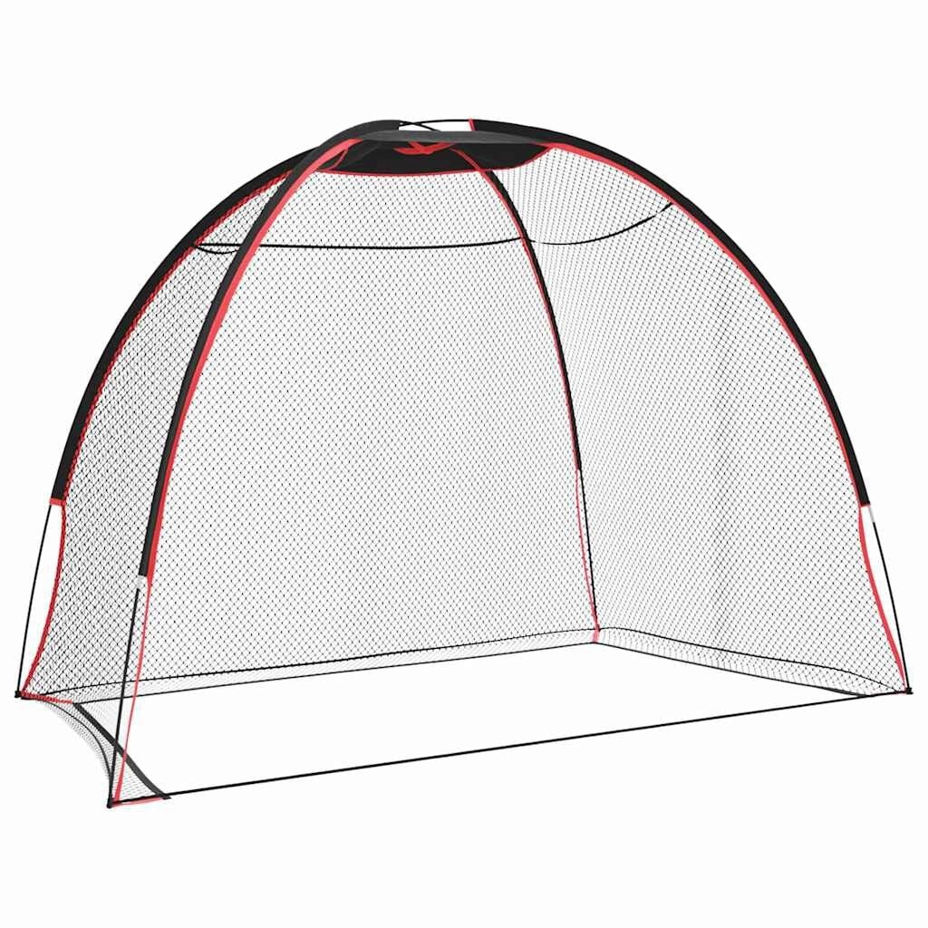 VidaXL Golf Oefennet - Zwart Polyester - 314x150x206cm - 60% Korting