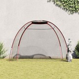 VidaXL Golf Oefennet - Zwart Polyester - 314x150x206cm - 60% Korting