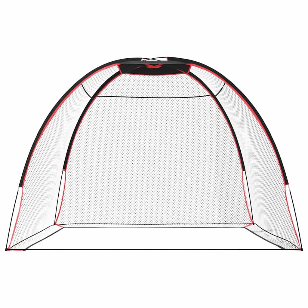 VidaXL Golf Oefennet - Zwart Polyester - 314x150x206cm - 60% Korting