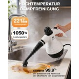 Draagbare Stoomreiniger 1050W - 60% Korting