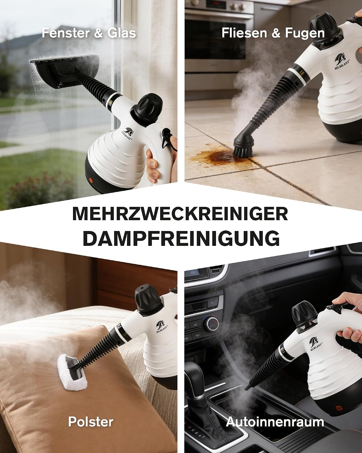 Draagbare Stoomreiniger 1050W - 60% Korting