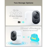 2K Indoor Beveiligingscamera met Batterij & AI Herkenning - 60% Korting