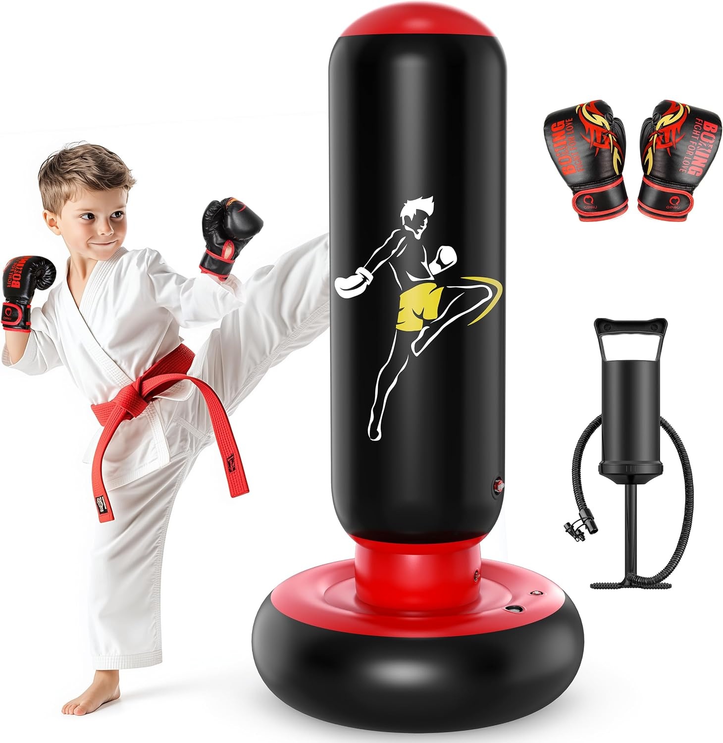 QPAU bokszak kinderen set