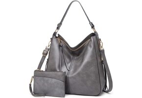Dames Tassenset | PU Leer | Incl. Grote Tas, Schoudertas & Hobo | Zacht, Duurzaam | Werk/Boodschappen
