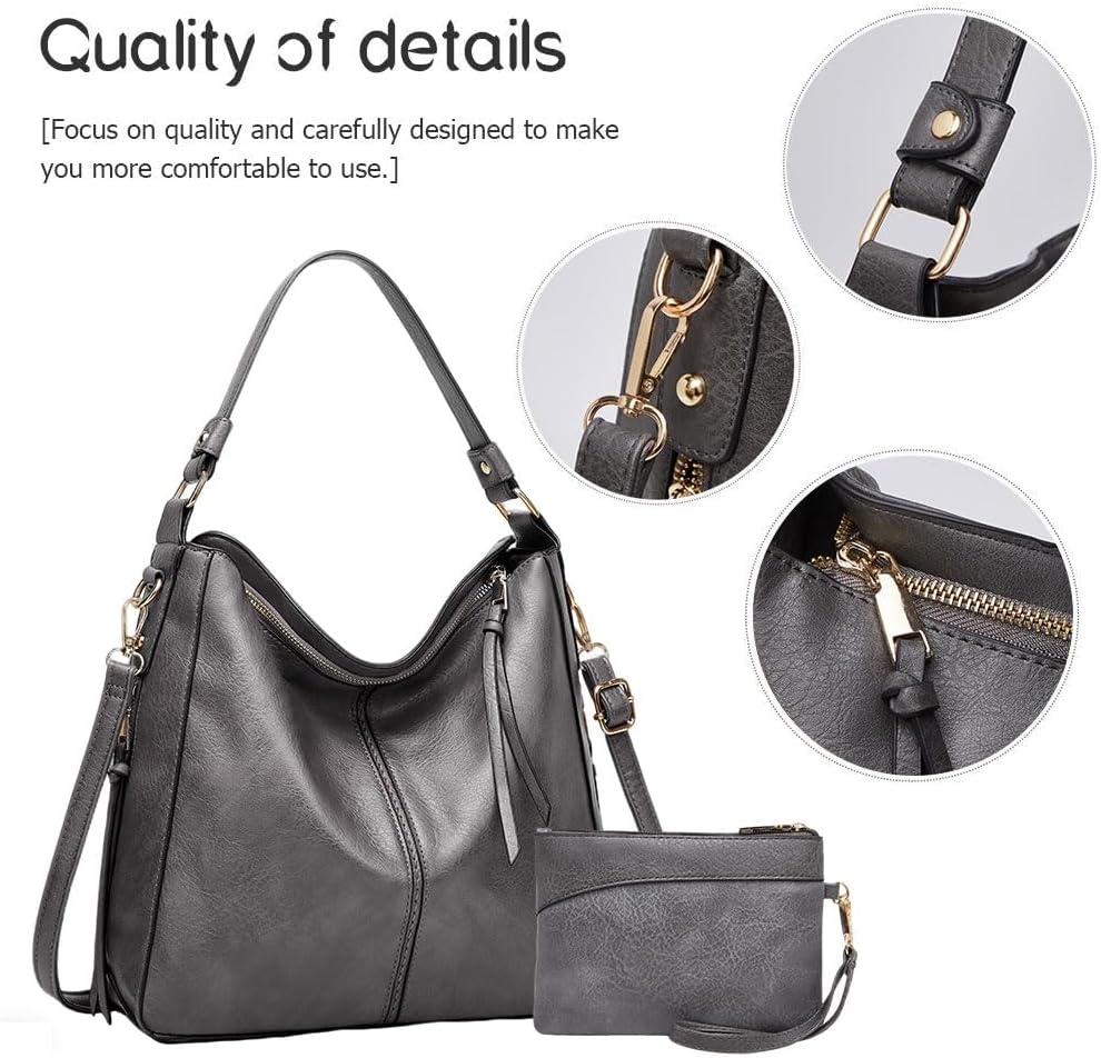 Handtas en tas set handtassen voor vrouwen PU lederen schoudertas grote hobo tas dames geschenken voor meisje shopping tassen