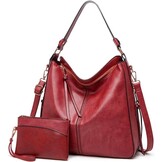 Handtas en tas set handtassen voor vrouwen PU lederen schoudertas grote hobo tas dames geschenken voor meisje shopping tassen