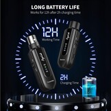 POGOLAB Draadloos XLR Microfoon Systeem Zender en Ontvanger - 12 Uur Batterij, 45 Meter Bereik, 2.4GHz
