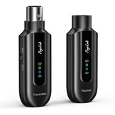 POGOLAB Draadloos XLR Microfoon Systeem Zender en Ontvanger - 12 Uur Batterij, 45 Meter Bereik, 2.4GHz