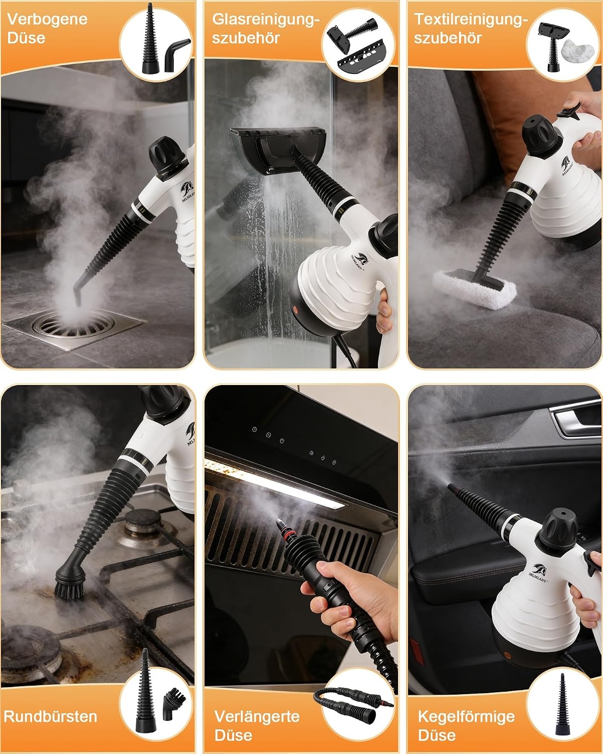 Multifunctionele Handstoomreiniger - 1050W - 60% Korting