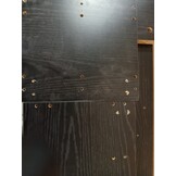 vidaXL TV Wandkast Zwart Eiken 100 x 30 x 30 cm Bewerkt hout