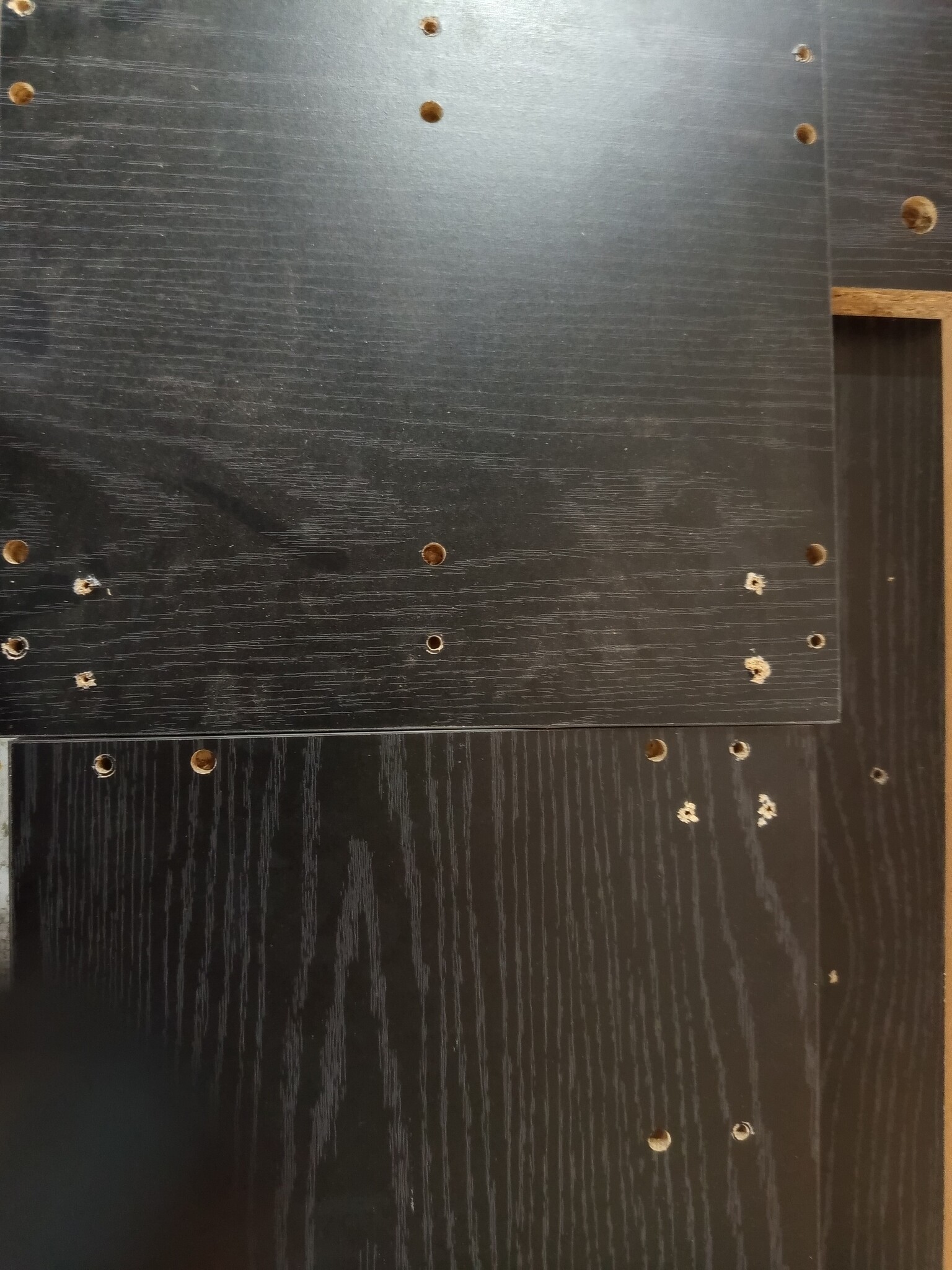 vidaXL TV Wandkast Zwart Eiken 100 x 30 x 30 cm Bewerkt hout