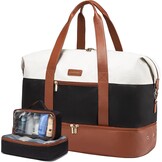 Ruime Weekendtas 56L - Handbagage Vliegtuig - Waterdicht met Schoenenvak - 60% Korting