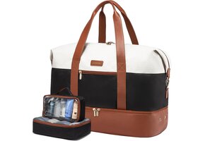 Ruime Weekendtas 56L - Handbagage - Waterdicht & Opvouwbaar met Schoenenvak