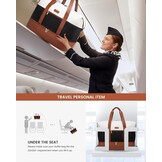 Ruime Weekendtas 56L - Handbagage Vliegtuig - Waterdicht met Schoenenvak - 60% Korting