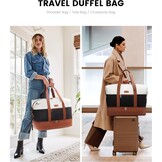 Ruime Weekendtas 56L - Handbagage Vliegtuig - Waterdicht met Schoenenvak - 60% Korting