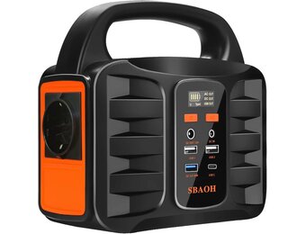 Draagbare powerstation generator, 27000mAh 220V/99W AC outlet camping zonnepaneel-opladen lithium batterij bank voeding voor outdoor reizen jacht noodgevallen back-up