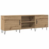 vidaXL Tv-meubel 150x30x50 cm bewerkt hout artisanaal eikenkleurig