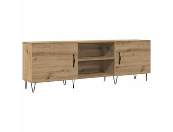 vidaXL Tv-meubel 150x30x50 cm bewerkt hout artisanaal eikenkleurig