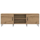 vidaXL Tv-meubel 150x30x50 cm bewerkt hout artisanaal eikenkleurig