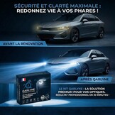 Frans merk: Renovator voor autokoplamp, renovatieset, polijstset, reiniging, schuren, koplamp voor motorfiets, renovatiereiniger voor koplampen, ondoorzichtig