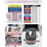 SZLX Vacuum Rugzak Carry-on Bagage Vrouwen, Airbag Rugzak Met Vacuüm Systeem Voor Reizen, Ryanair Travel Ruscksack Cabin Grootte Met Pomp Waterdichte Mannen Vacuüm Koffer