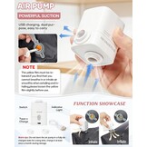 SZLX Vacuum Rugzak Carry-on Bagage Vrouwen, Airbag Rugzak Met Vacuüm Systeem Voor Reizen, Ryanair Travel Ruscksack Cabin Grootte Met Pomp Waterdichte Mannen Vacuüm Koffer