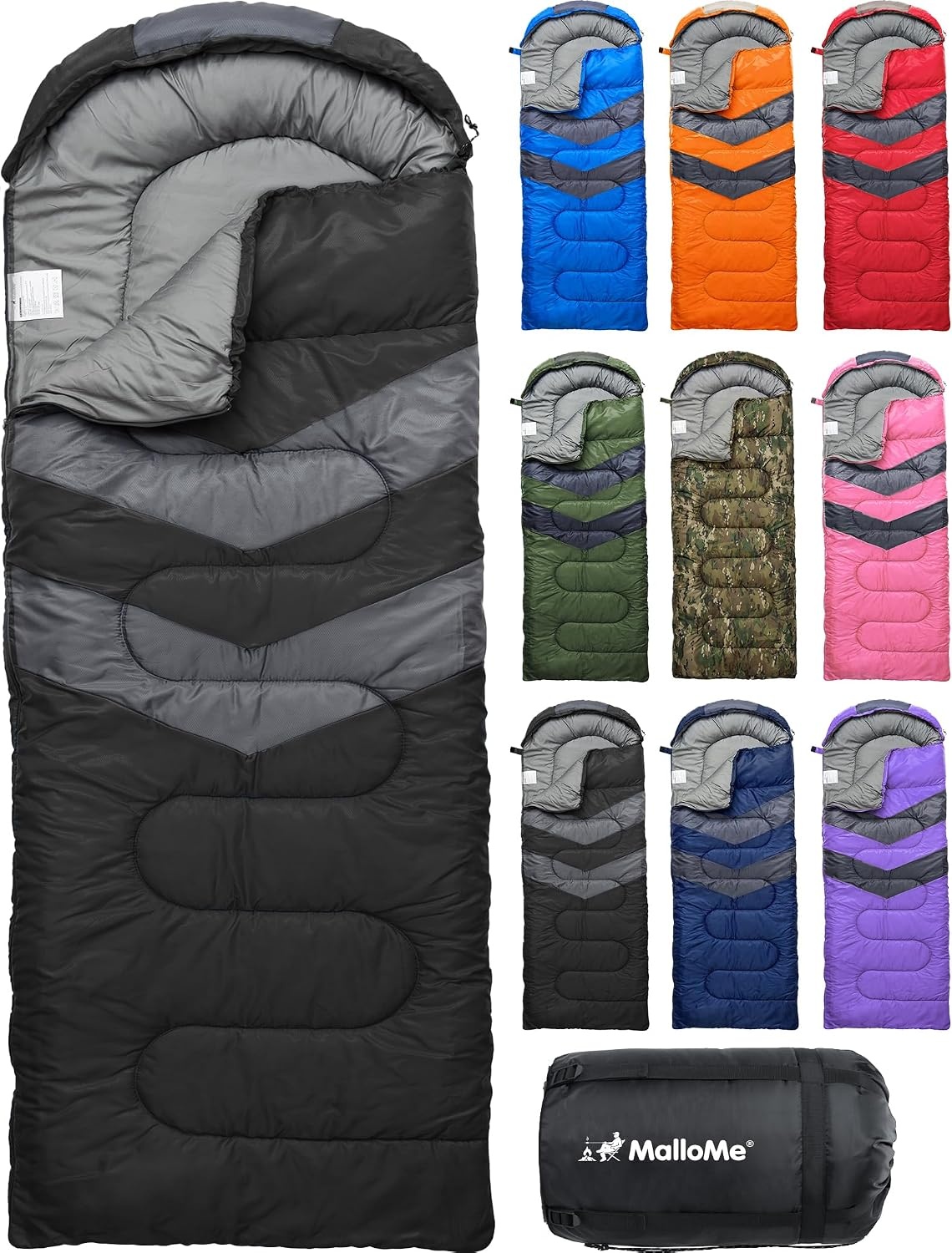 MalloMe Outdoor Sleeping Bag for Adults and Children, Sleeping Bag, Winter, Sleeping Bags, Camping Sleeping Bag, Blanket Sleeping Bag, Winter Sleeping Bag, Lightweight, Portable, Warm, Blanket Sleeping Bags